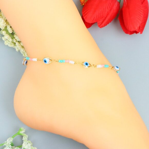 Handmade Anklet – A Stylish Choice for Women, Thoughtful Gift Idea, EVCH1895 - Picture 10 of 10